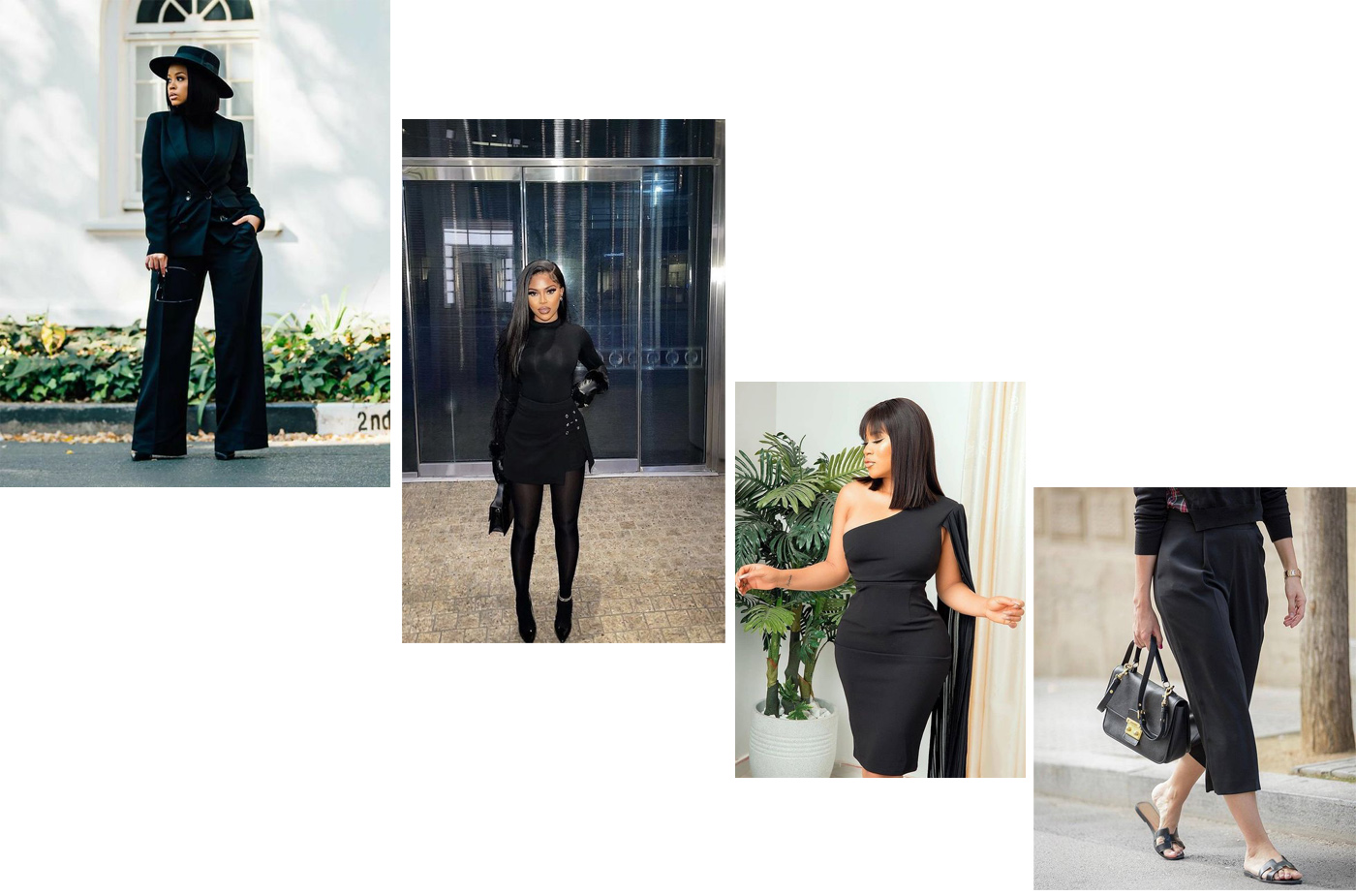 looks au feminin a adopter pour les fans du all black