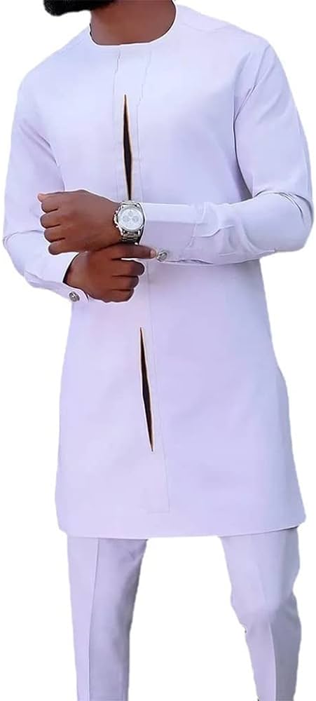 la tunique africaine, cette tenue tendance qui a volé la vedette aux costumes occidentaux